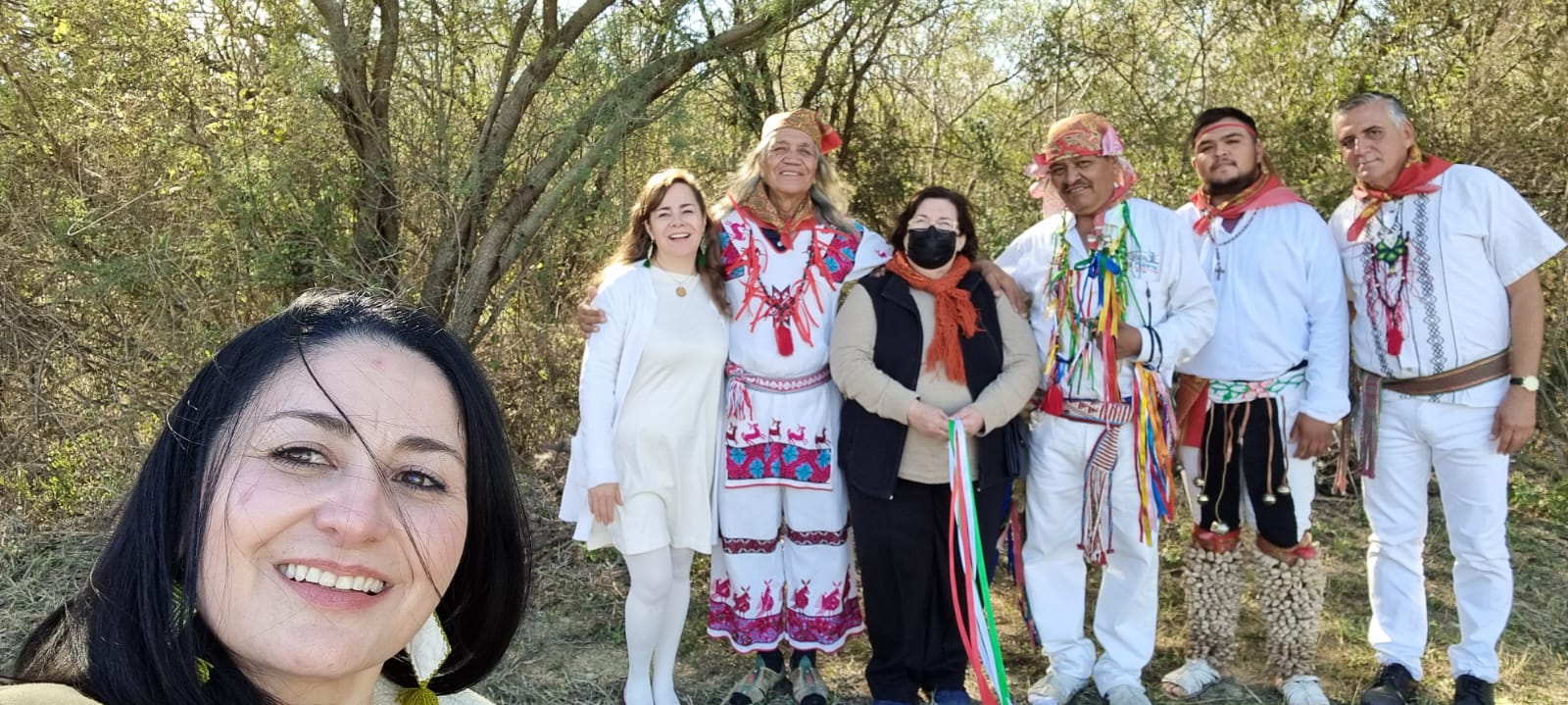 Con los abuelos de comunidades importantes de México